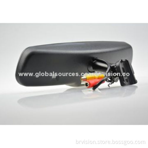 4.3-inch Rear-view Mirror Monitor with Original Bracket, Digital High-resolution, One Video Input